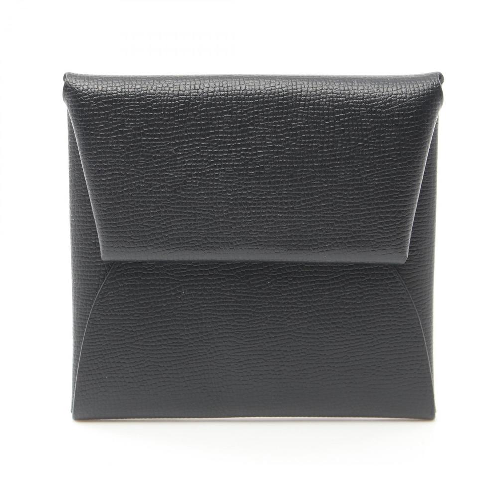 HERMES Bastia Wallet Vaux Madame Black